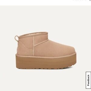 UGG ✨classic ultra mini platform ☀️s a n d 💿🤍